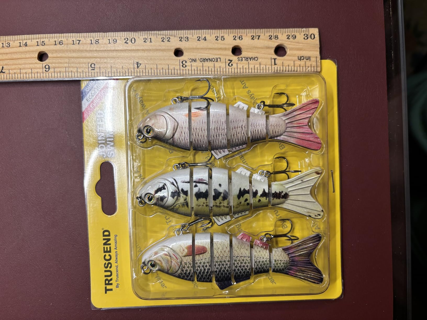 TRUSCEND Swimmax Easy Catch Fishing Lures with BKK Hooks, Wiggling, Vibrating, Rattling and Gurgling for More Bites, Heavy-Duty Dyneema Fiber Jointed Swimbaits for Bass, Trout, Crappie, Walleye, Pike customer photo 1