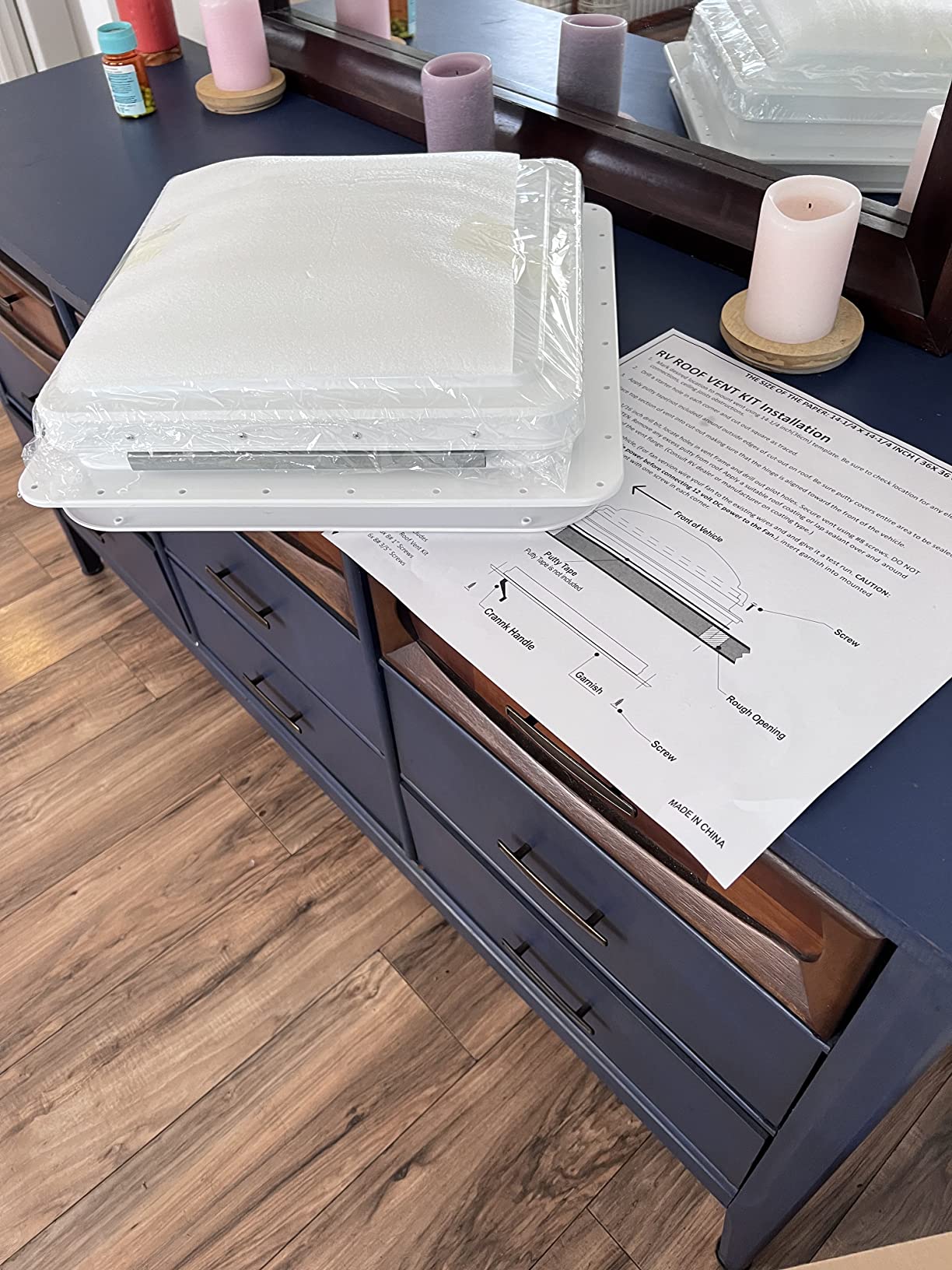 Livpow RV or Trailer Roof Vent - Manual 14