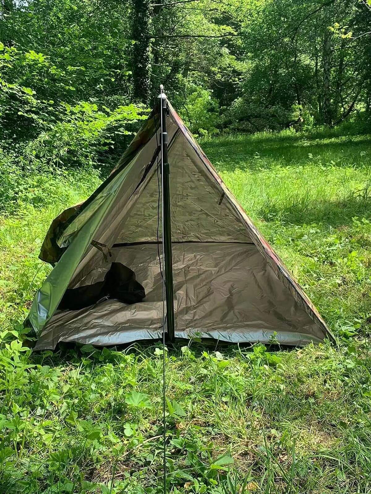 LYN Extra Large Zipper Reusable Survival Emergency Shelter Tent,Thermal Waterproof Fireproof Lightweight Bugout, with Paracord✚Stake for Camping,First Aid,Hiking&Bushcraft customer photo 1