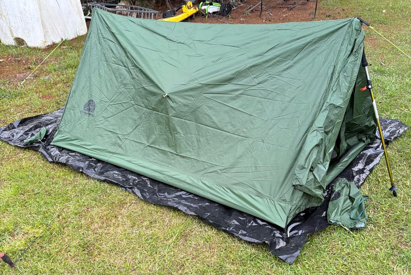 2 Person Trekking Pole Tent, Ultralight Camping Backpacking Tent (NO Poles) customer photo 1