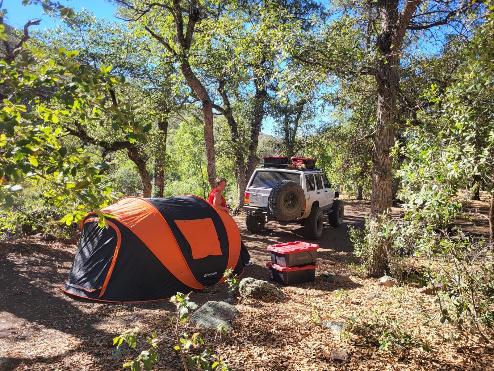 EchoSmile Instant Pop Up Camping Tent, 2/4/6 Person Easy Setup Tent customer photo 1