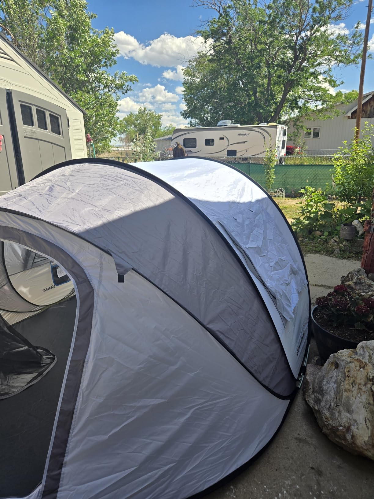 EchoSmile Instant Pop Up Camping Tent, 2/4/6 Person Easy Setup Tent customer photo 2
