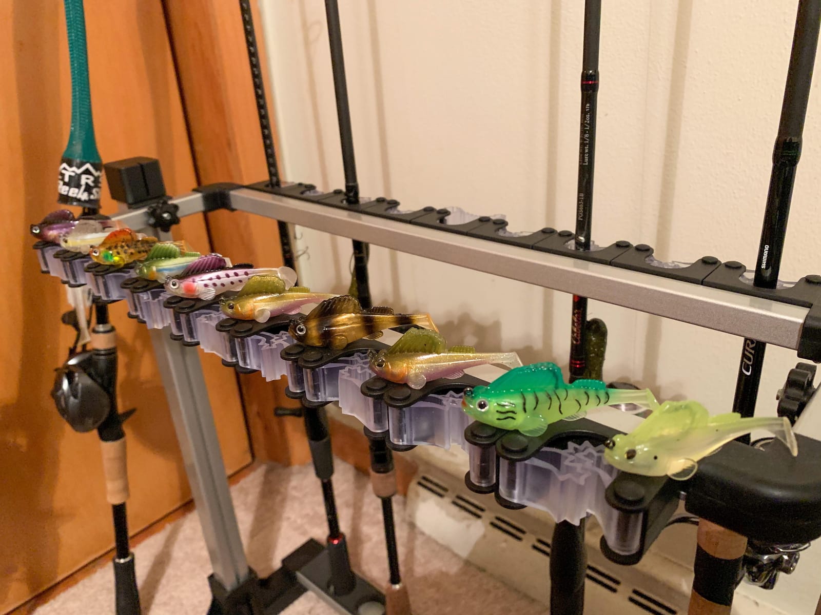 GOTOUR Pre-Rigged Soft Fishing Lures with Weedless Hooks for Bass Trout customer photo 2