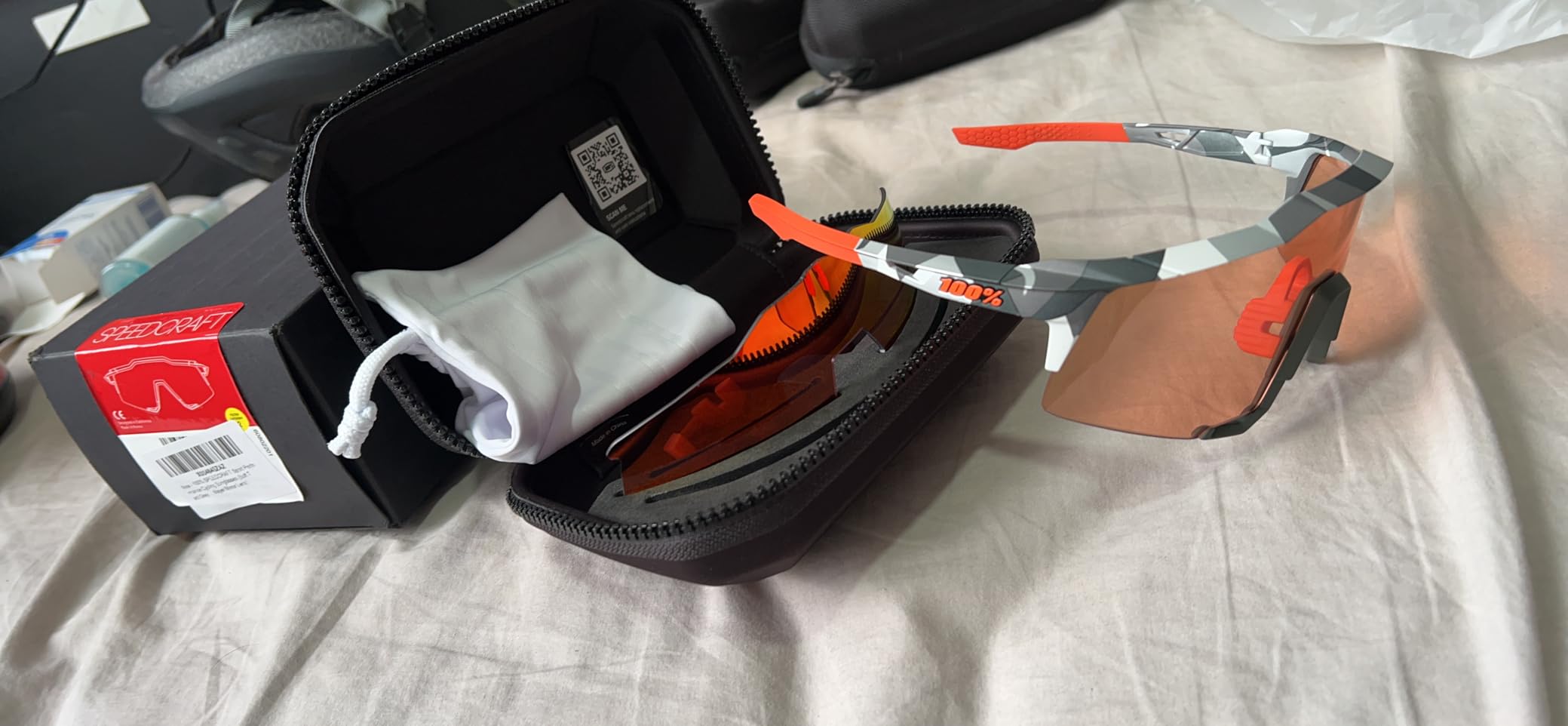 100% SPEEDCRAFT Sport Performance Cycling Sunglasses customer photo 2