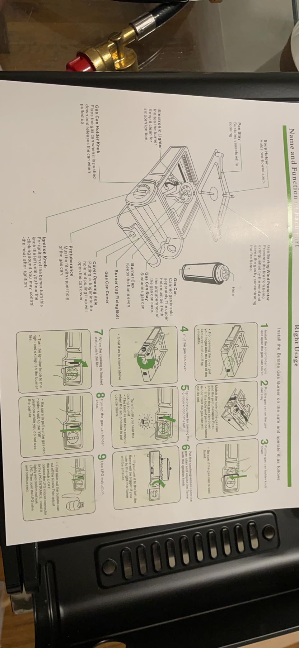 SHINESTAR 7800 BTU Dual Fuel Camping Stove, Propane Portable Gas Stove customer photo 2