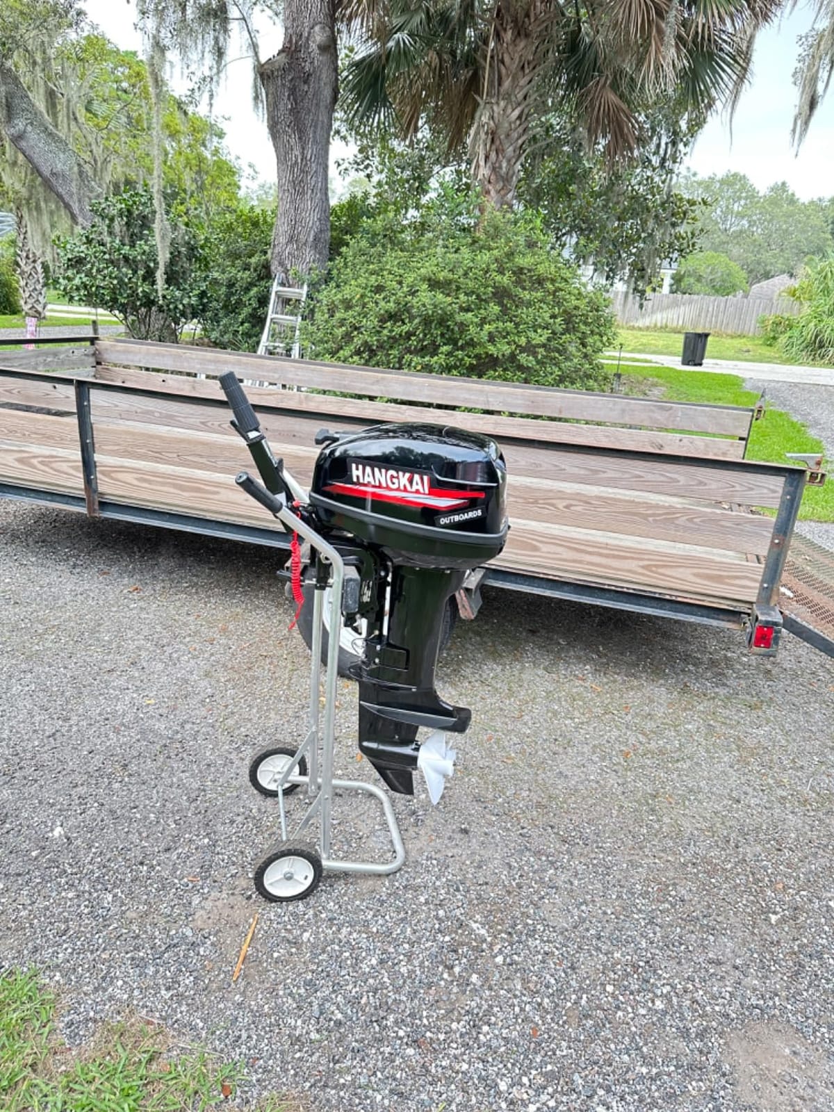 Outboard Boat Motors, 2 Stroke 18HP Outboard Motor Boat Motor, 246CC Heavy Duty Fishing Boat Engine Marine Engine with CDI Ignition System Water Cooling System, 40CM/16inch Short Shaft customer photo 2