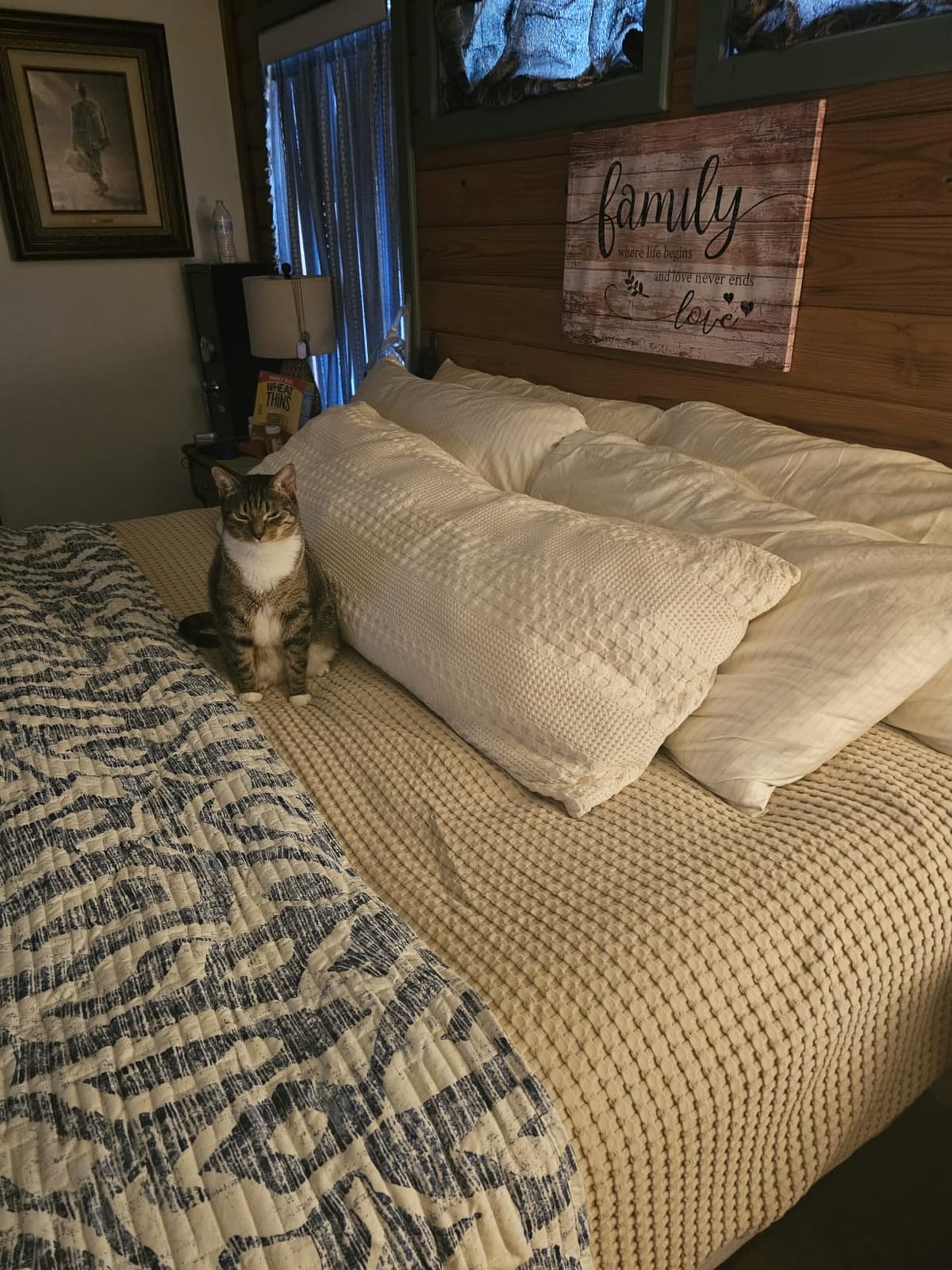 Utopia Bedding 100% Cotton Waffle Blanket Queen Size Cool Grey, 90x90 Inch customer photo 2