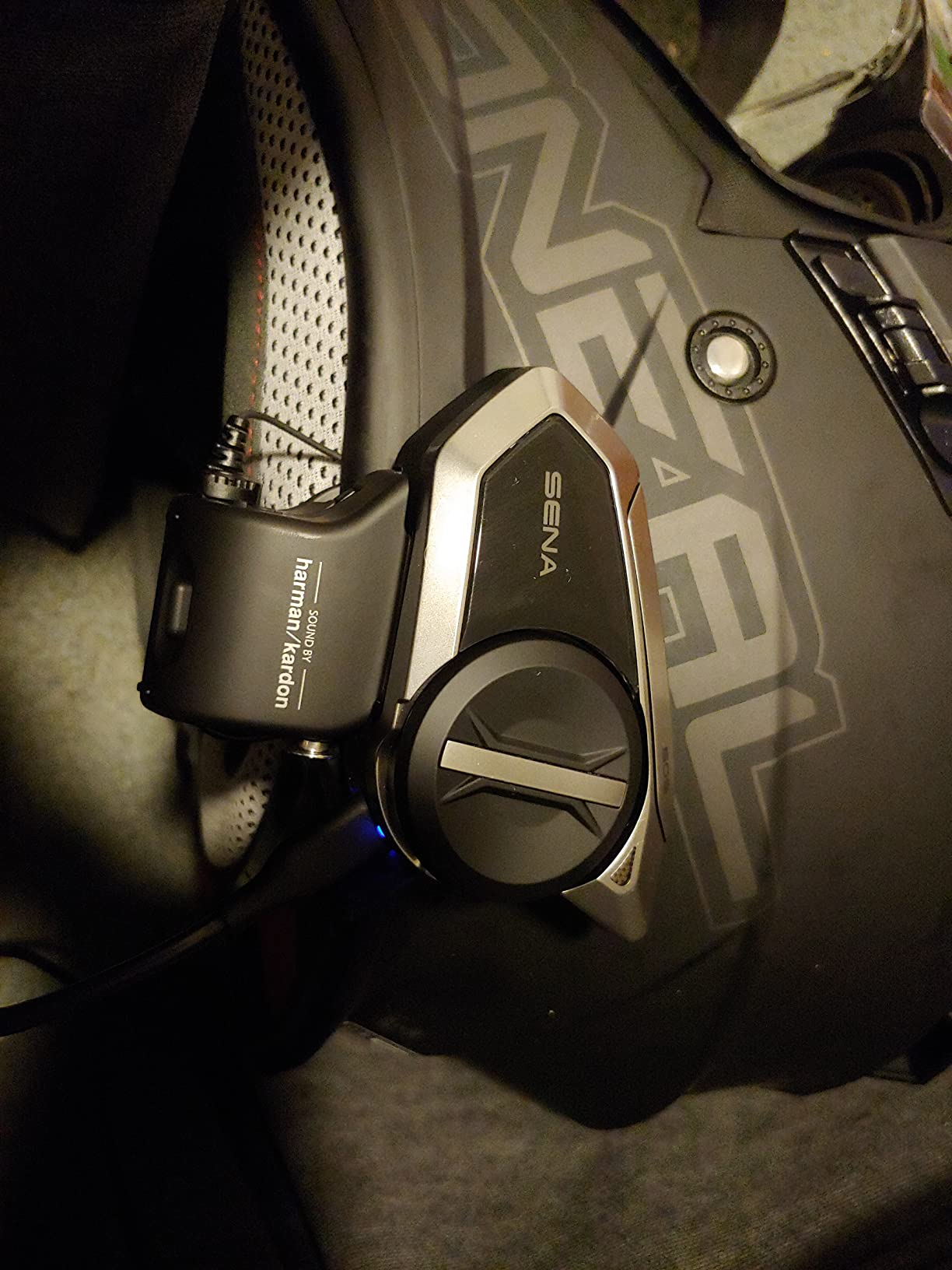Sena 50S Motorcycle Jog Dial Communication Bluetooth Headset w/Sound by Harman Kardon Integrated Mesh Intercom System Premium Microphone & Speakers customer photo 1