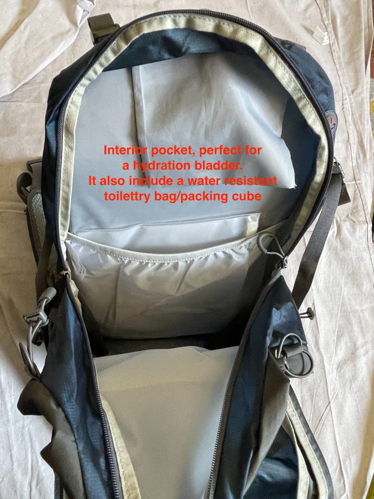 Maelstrom 40L Hiking Backpack, Lightweight Camping Daypack with Rain Cover customer photo 2