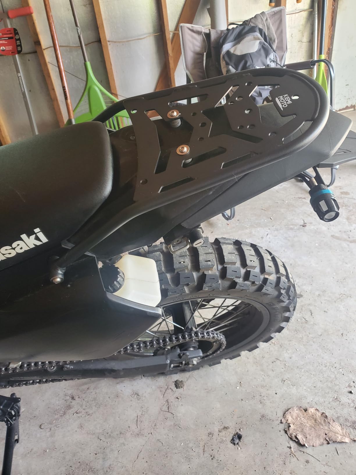 KEMIMOTO Rear Rack Iron Compatible with KLX300 KLX300SM KLX250S 2009-2026 customer photo 2