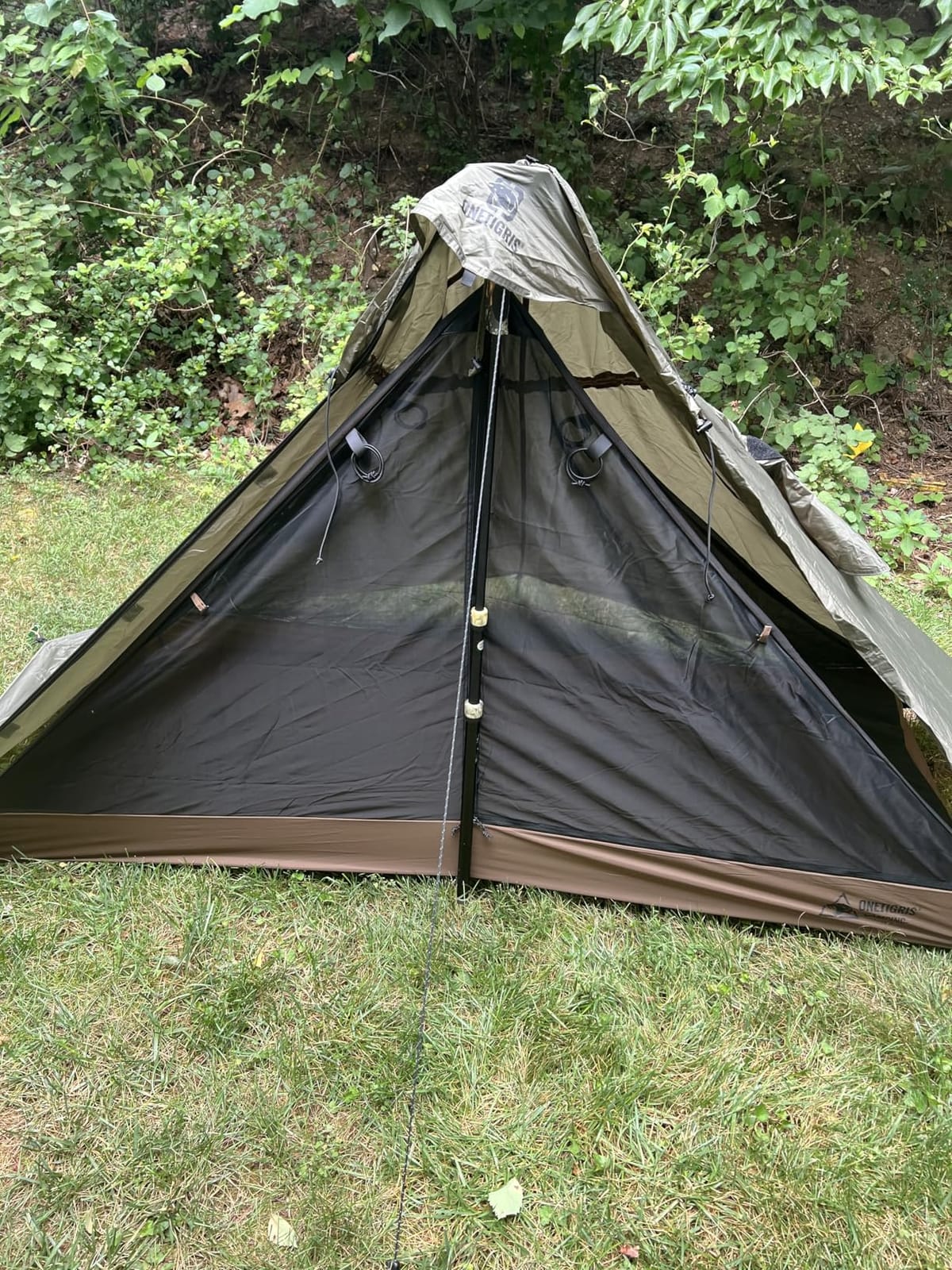 OneTigris Mesh Teepee Tent, Half Tipi Tent 1 Person, Weighs only 1.5 lbs customer photo 1