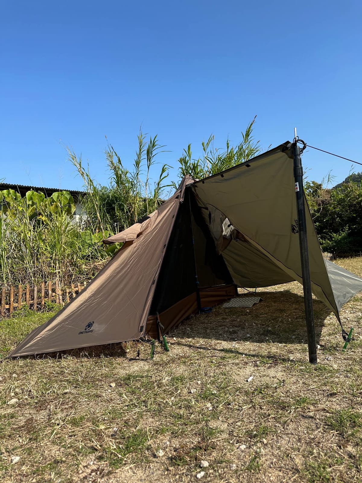 OneTigris Mesh Teepee Tent, Half Tipi Tent 1 Person, Weighs only 1.5 lbs customer photo 2