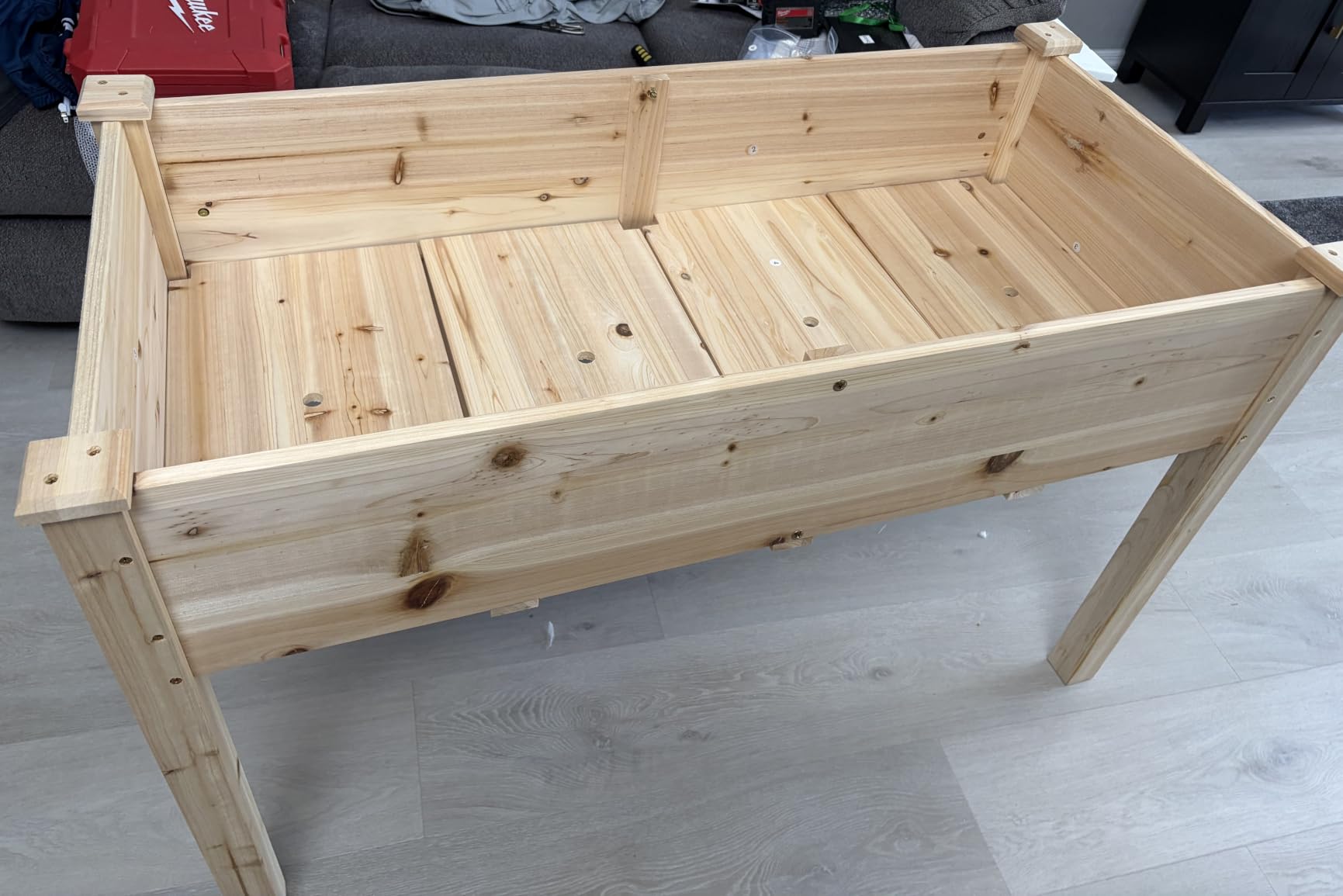 Yaheetech Raised Garden Bed 2Pcs Elevated Wood Planter Box Outdoor, Wood customer photo 2