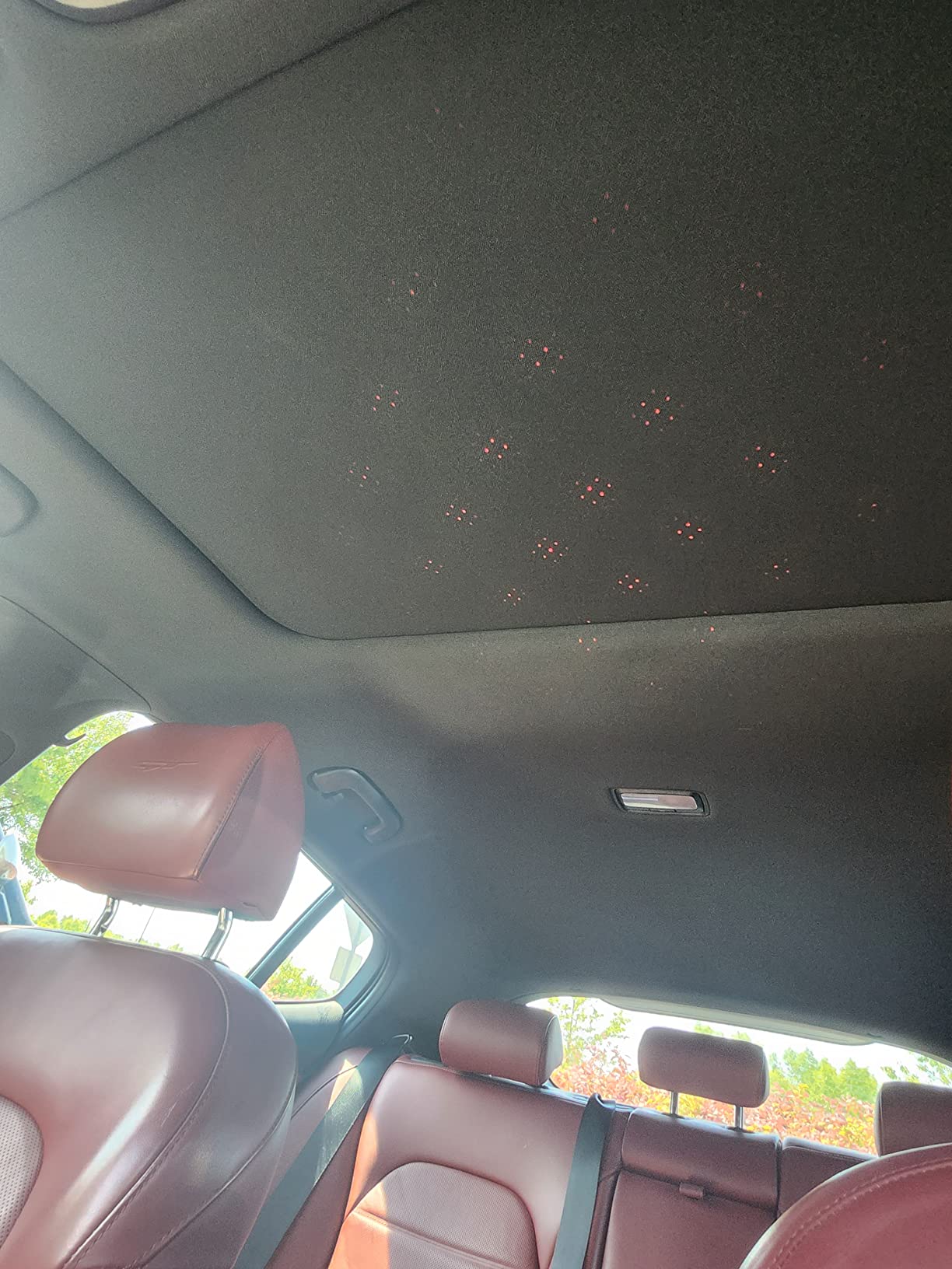 Hortsun 2 Pack USB Star Projector Night Light for Car, LED Night Lamp customer photo 2