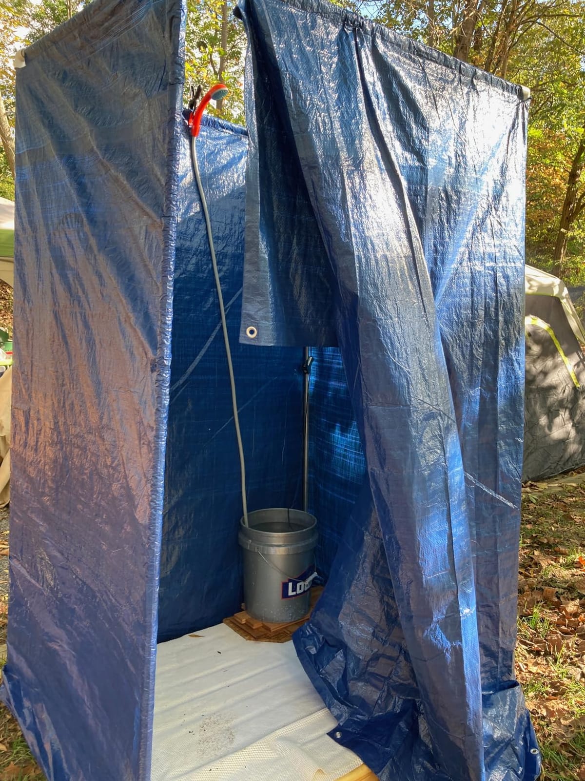 KEDSUM Portable Shower, Portable Camp Shower Pump with Rechargeable Battery, Portable Shower for Camping, Portable Outdoor Shower Head for Camping, Hiking, Traveling(+ Handheld Sprayer) customer photo 2