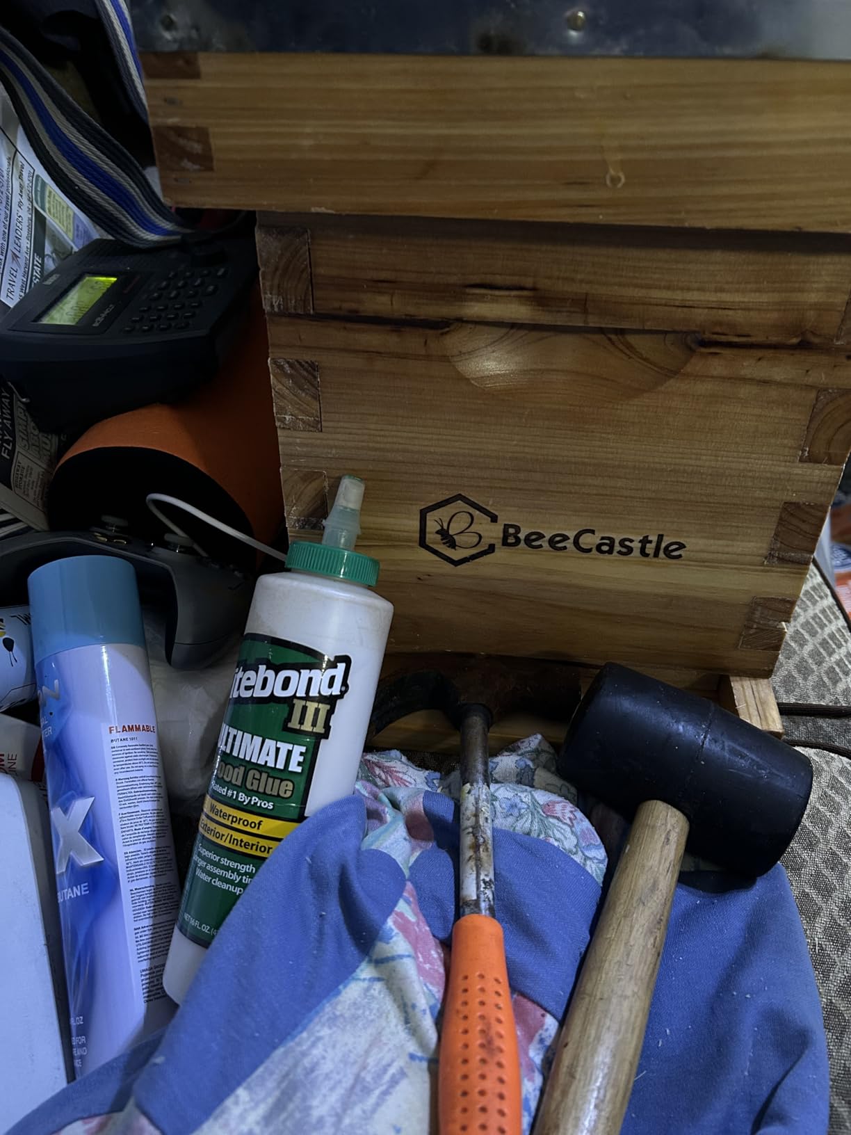 BeeCastle 5 Frame Bee Hive Nuc Box Coated with 100% Beeswax Includes Beehive Frames and Waxed Foundations customer photo 2