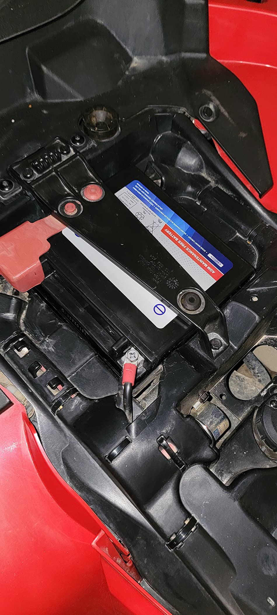 Motorcycle Battery YTX20HL-BS, UPLUS EB20H-3 Snowmobile UTV ATV YTX20L-BS YUAM320BS Maintenance Free Sealed AGM Powersports Compatible with Yamaha Honda Suzuki Harley-Davidson Kawasaki Jet Ski customer photo 1