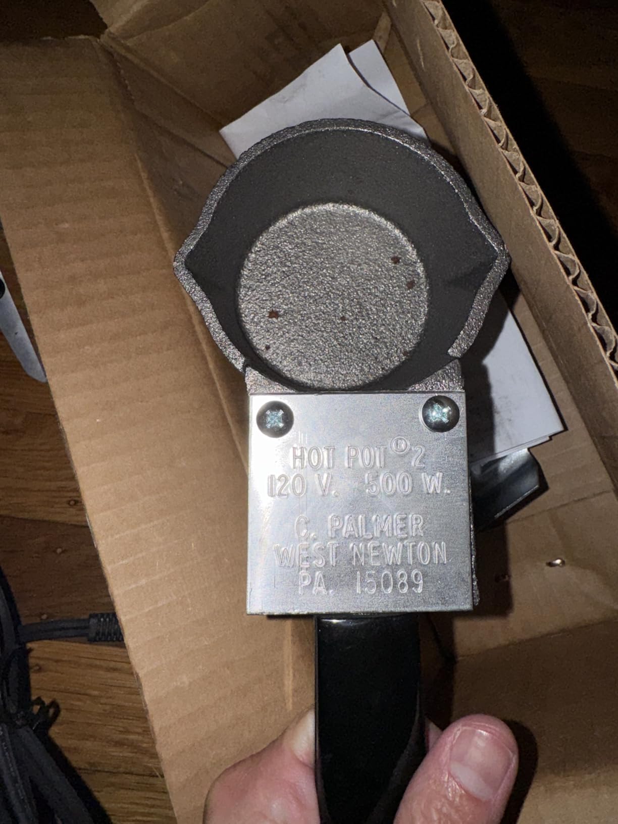 Do It Hot Pot 2 | Electric Lead Melting Pot | Melts Lead Ingots Quickly | 4 Pound Capacity | Melting Pot for Fishing Weight Molds & Bullet Casting Molds | Made in The USA customer photo 1