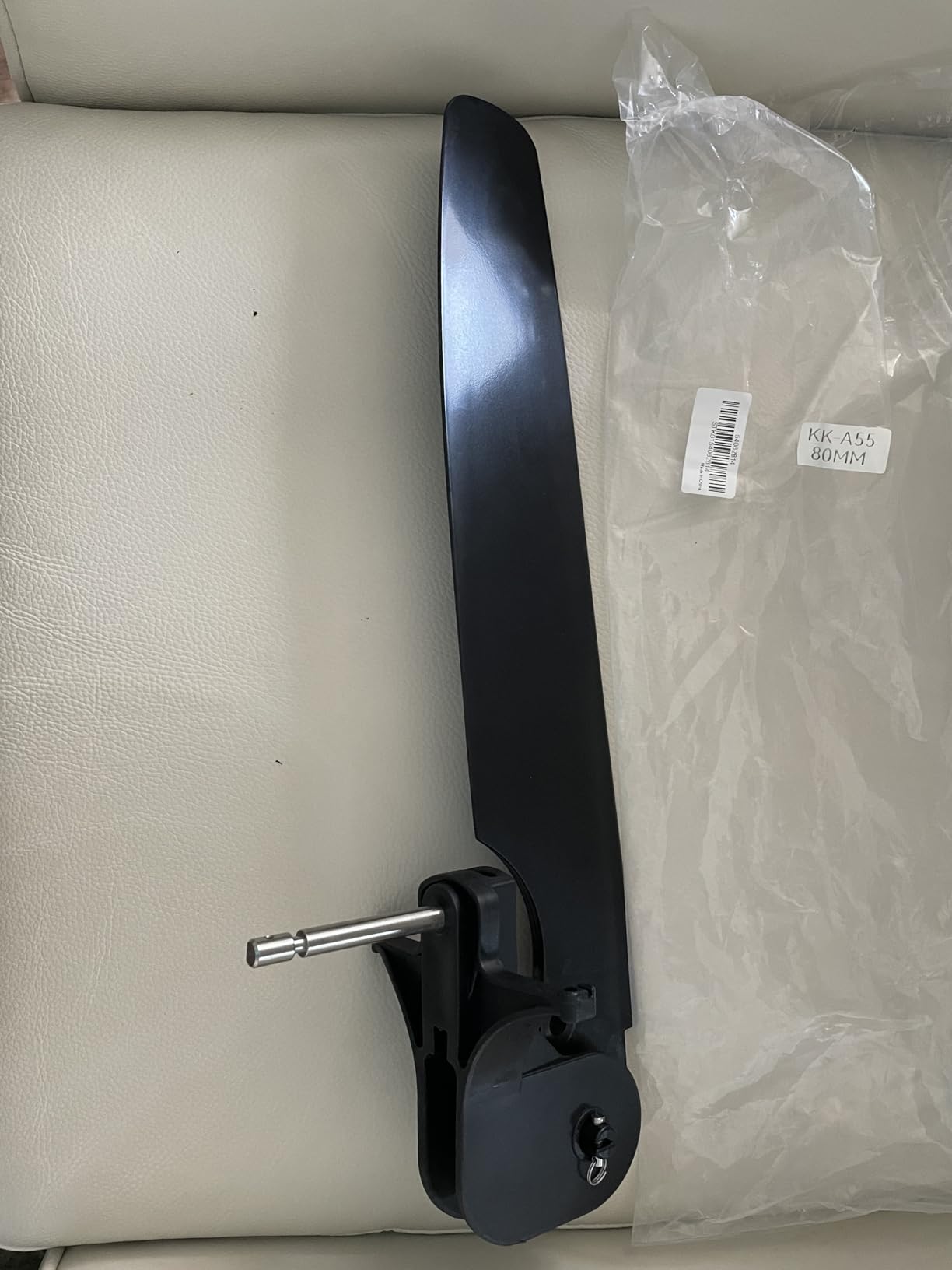 Canoe and Kayak Boat Rudder Steering System Fishing Rear Tail Foot Control, 80MM customer photo 1