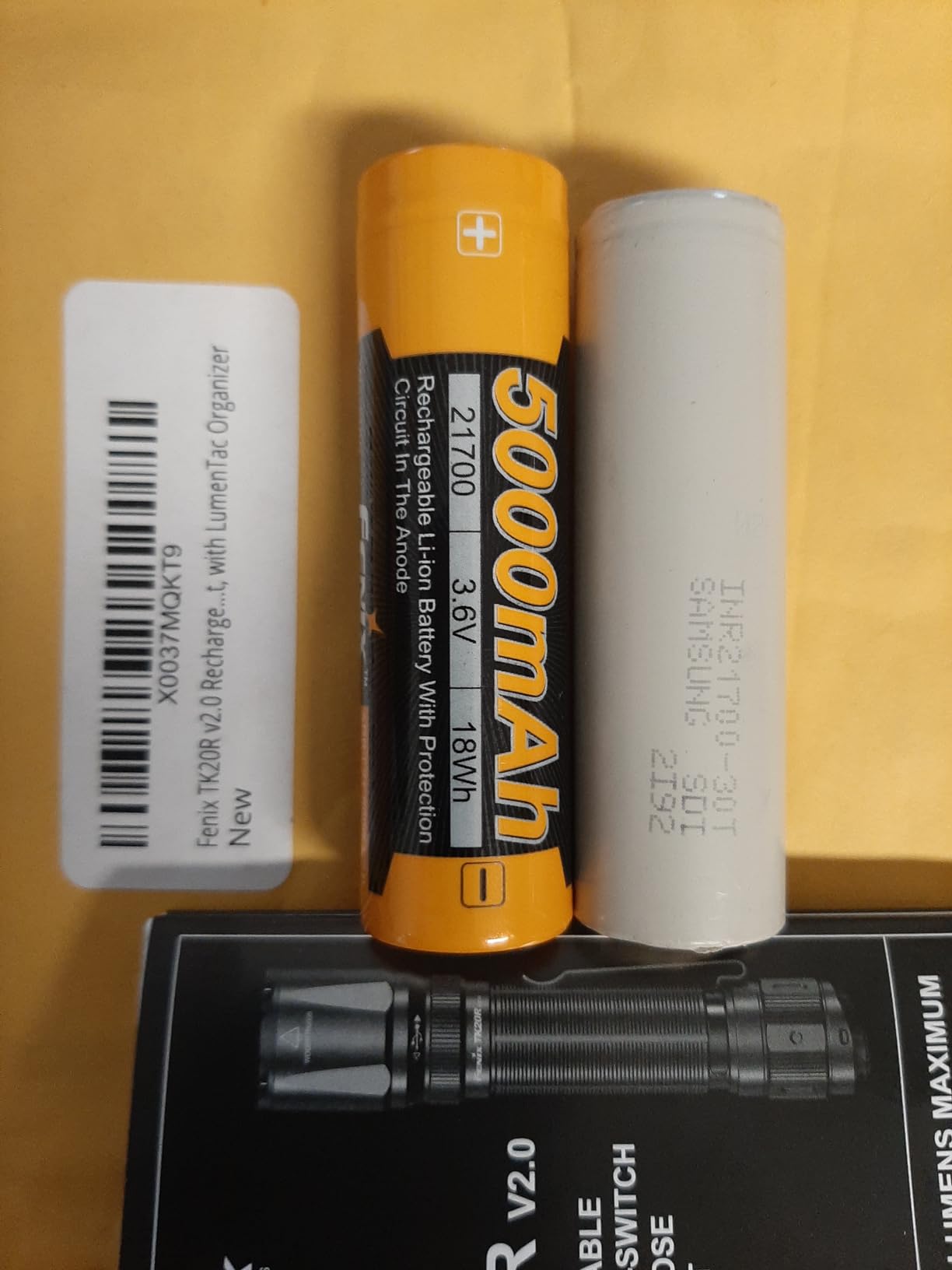 Fenix TK20R v2.0 Rechargeable Tactical Flashlight, 3000 Lumen Long Throw USB-C Tac Light, with LumenTac Organizer customer photo 1