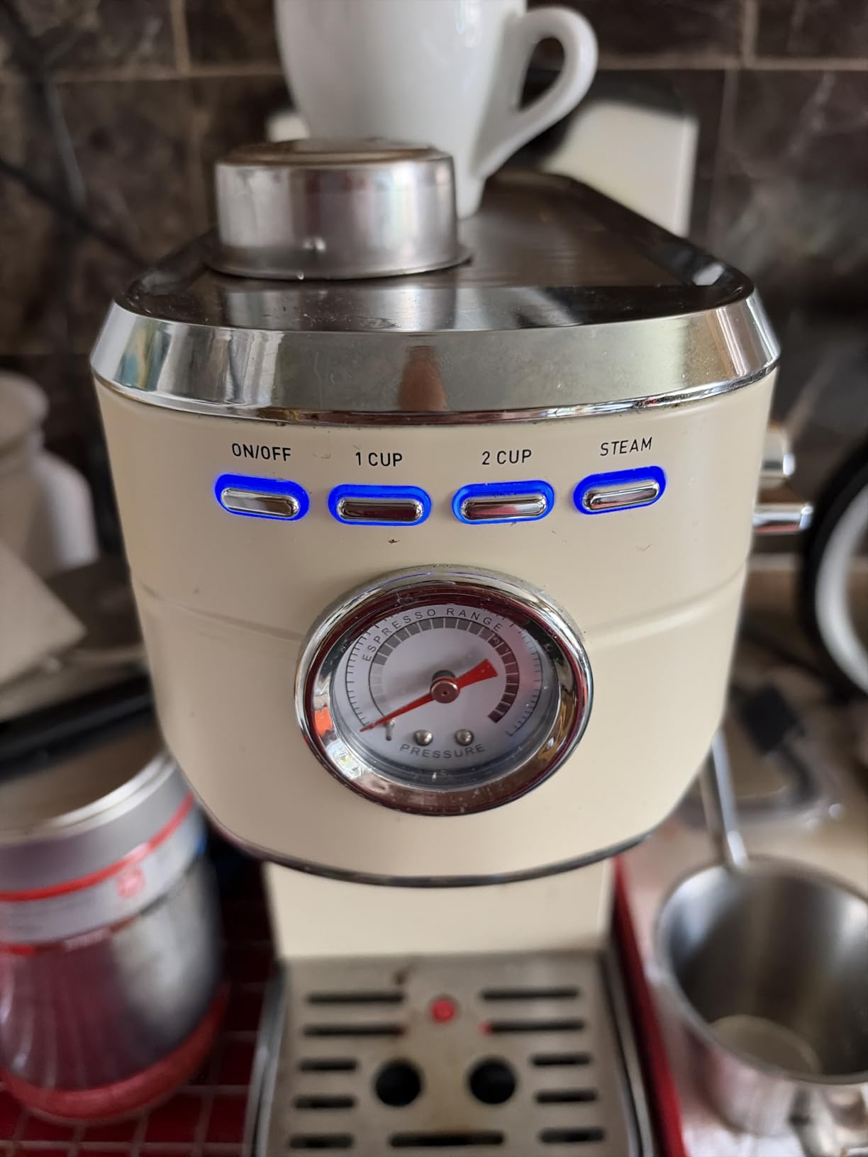 CASABREWS CM5418 Compact Espresso Machine with Milk Frothing Steam Wand customer photo 2
