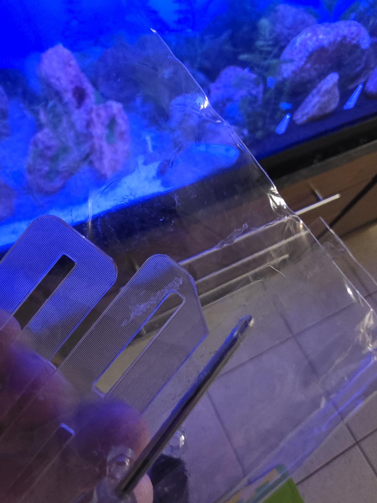 Fish Tank Divider Clear 30/40/50/65/75/90/125/150 Gallon Aquarium Divider customer photo 2