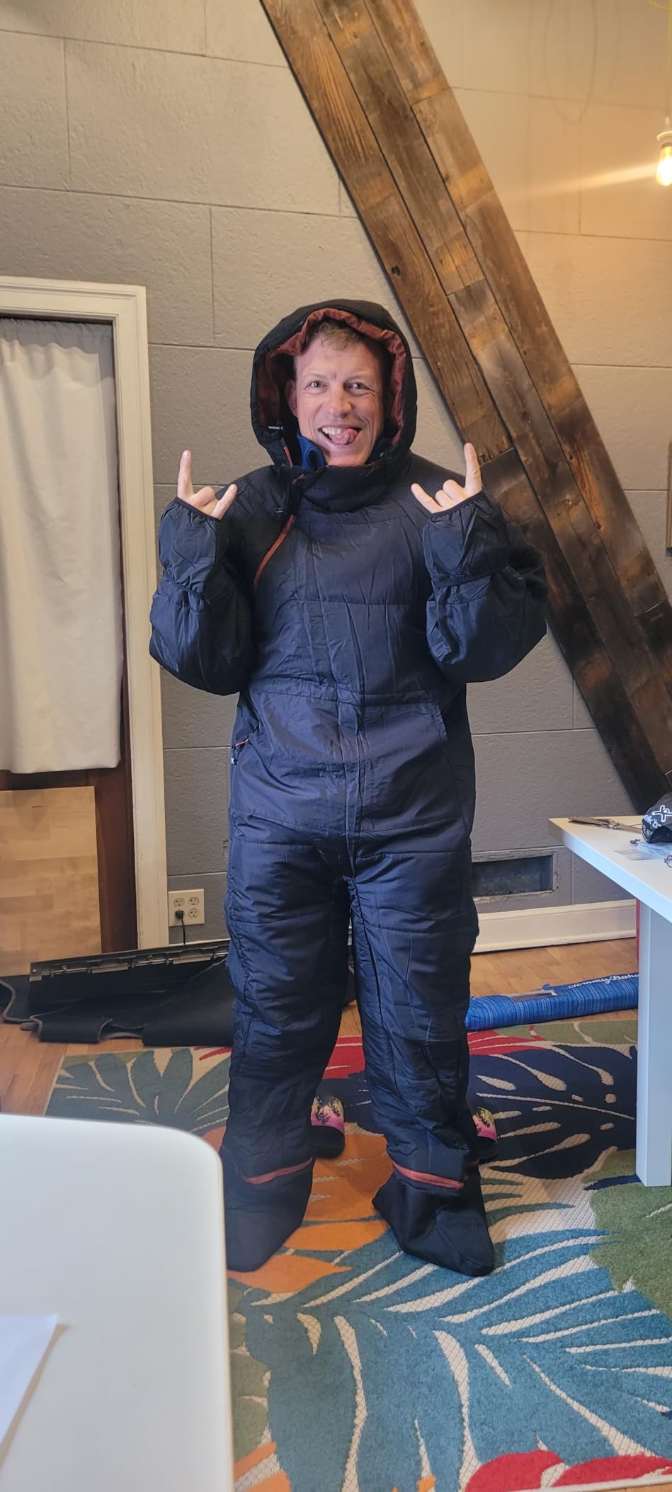 Selk'bag Lite Wearable Sleeping Bag - Outdoor and Indoor Sleeping Bags for Camping, Hiking, Travel, and Backpacking w/ Stuff Sack - Lightweight Sleeping Bag Suit - Temp Rating 48-55 degrees F customer photo 1