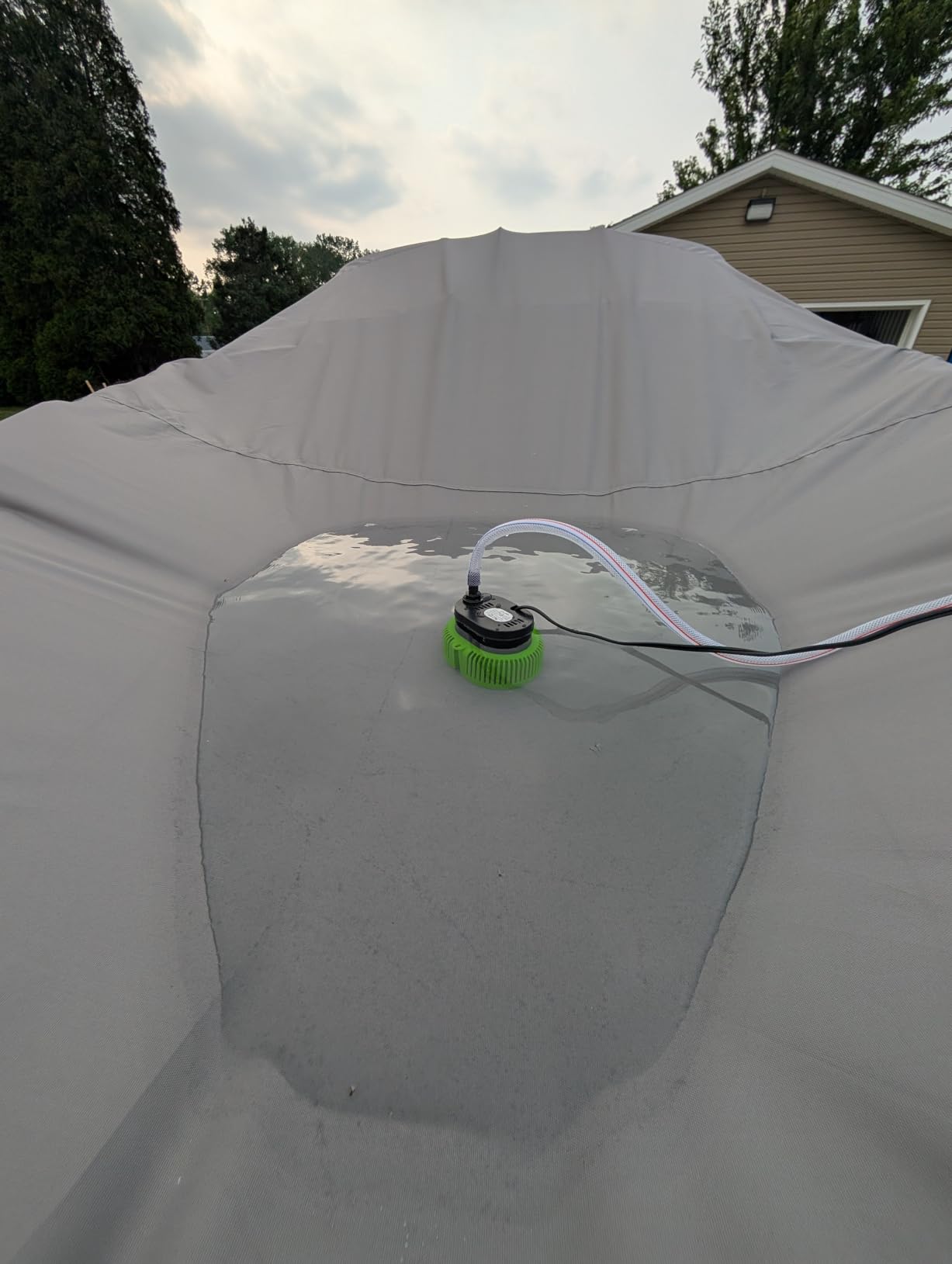 Waterproof 17-19FT Boat Cover, 1200D Heavy Duty Trailerable Cover | Marine Grade Oxford Fabric, UV & Tear Resistant, Double Stitching, Elastic Hem, Fits V-Hull/Ski Boat/Bass Boat/Fishing Boat customer photo 2