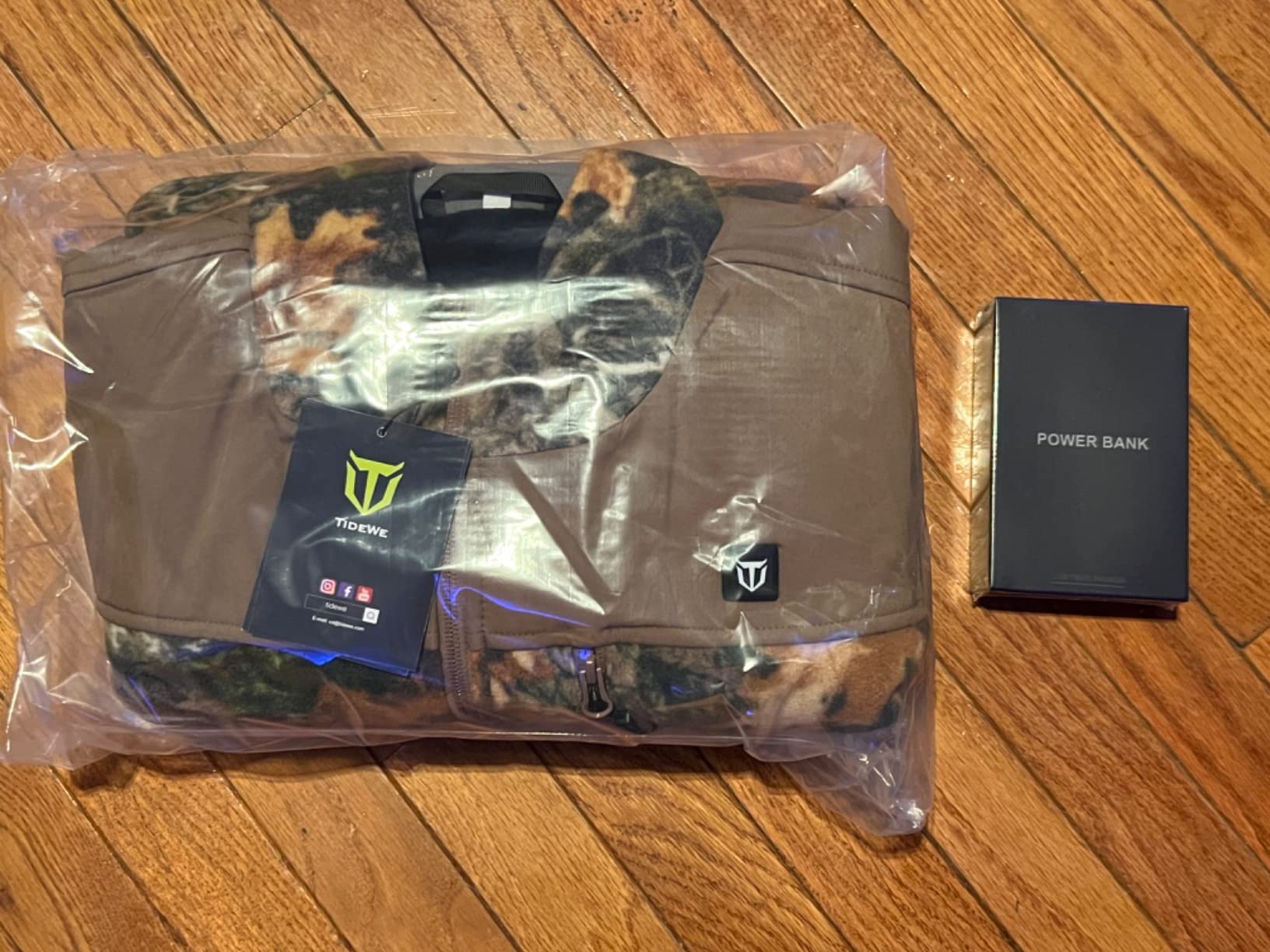 TIDEWE Men’s Heated Jacket Fleece with Battery Pack for Hunting customer photo 1