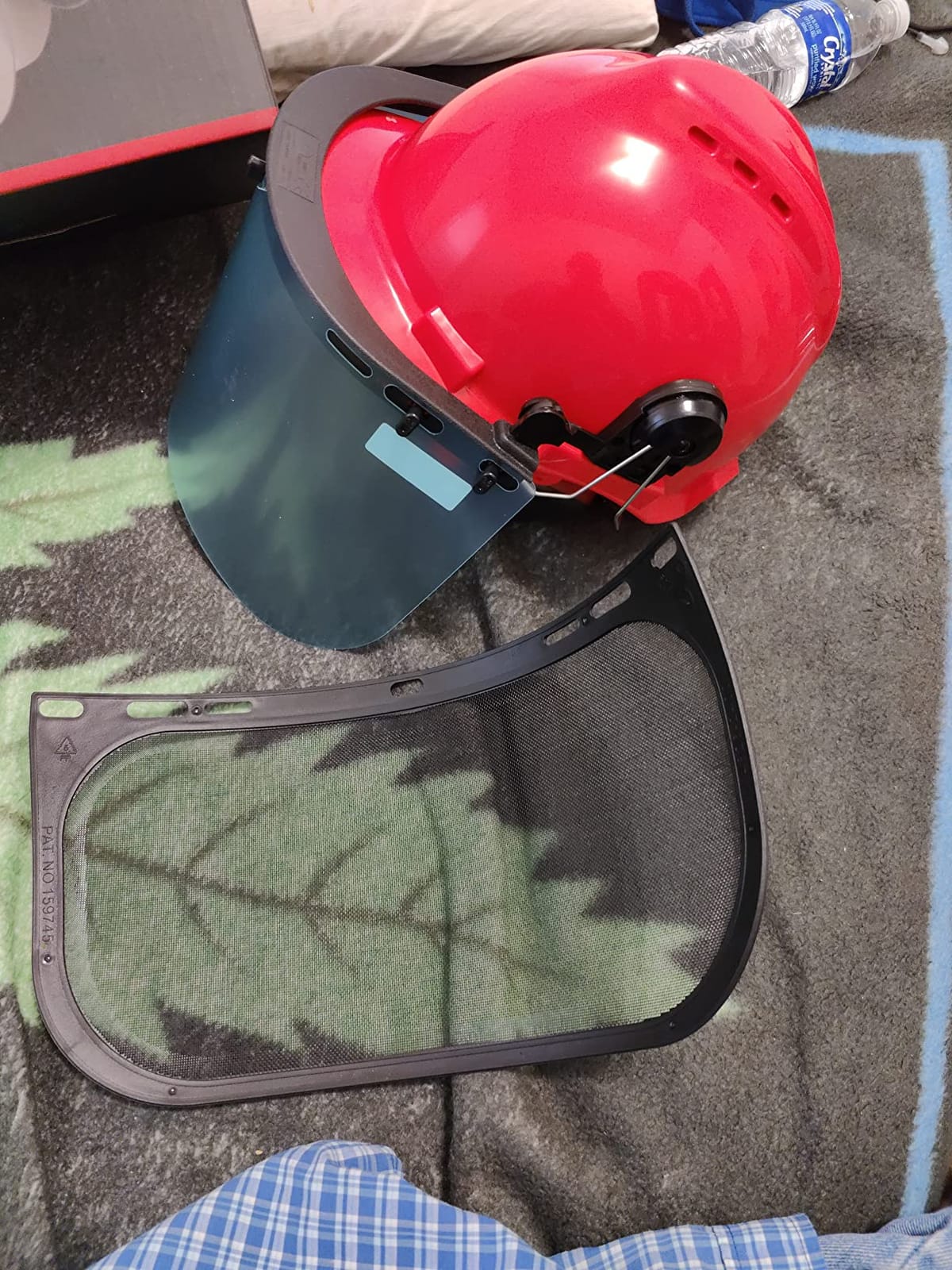 NEIKO Safety Face Shields, Forestry Helmet with Shield and Earmuffs customer photo 1