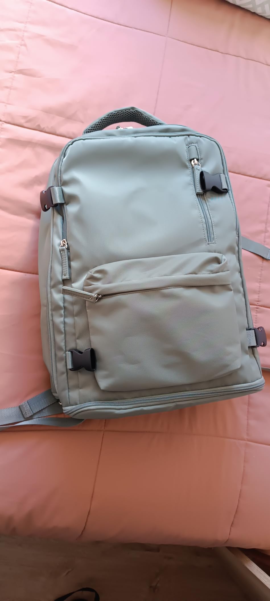 Large Travel Backpack for Women Men Airplanes Carry On Laptop Waterproof Hiking Backpack Person Item Flight Approved Outdoor Sports Rucksack Casual Daypack Mochila De Viaje Gym traveling bag Green customer photo 1