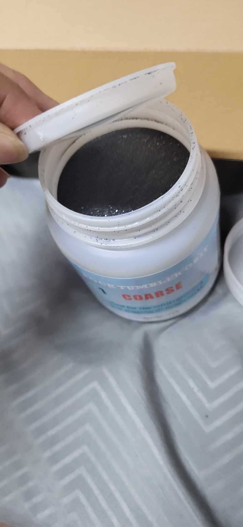 KomeStone Rock Tumbler Grit Kit - 4LB Rock Polishing Grit & Ceramic Tumbling Media, 4-Step Polish Refill, Polish Up to 25 lbs of Rocks, Compatible with All Rock Tumblers & Polishers customer photo 1