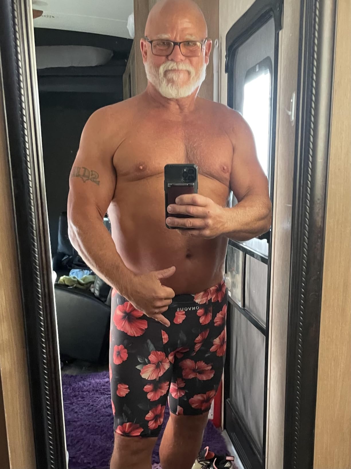 Onvous Swim Jammers for Men | Men's Athletic Swimwear Jammer | Mens Jammer for Swimming | Mens Swim Jammers Size 28-38 customer photo 2