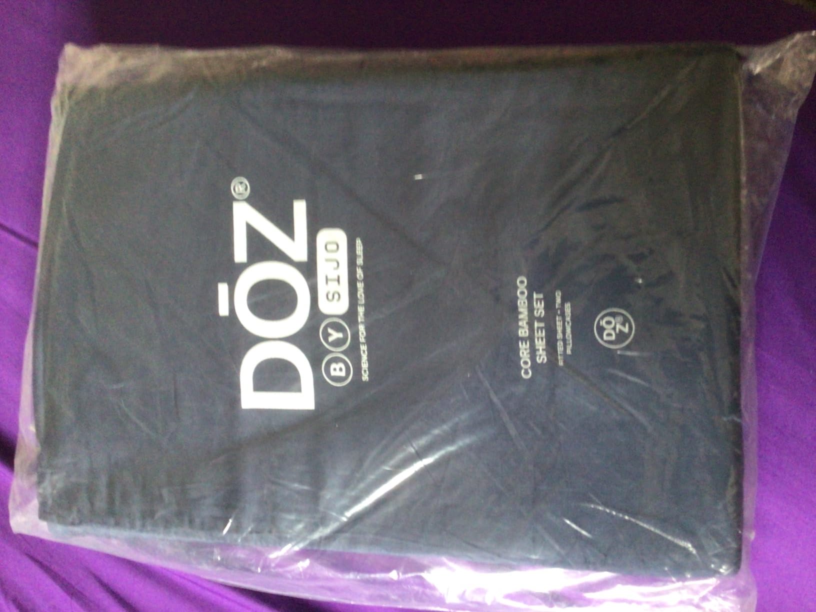 DOZ Sheet Set, 100% Viscose derived from Bamboo, Organically Grown, Buttery Soft, Cooling Sheets, High GSM, Deep Pockets - 3 Piece - 2 Pillowcases 1 Fitted Sheet (Forest, Queen) customer photo 1