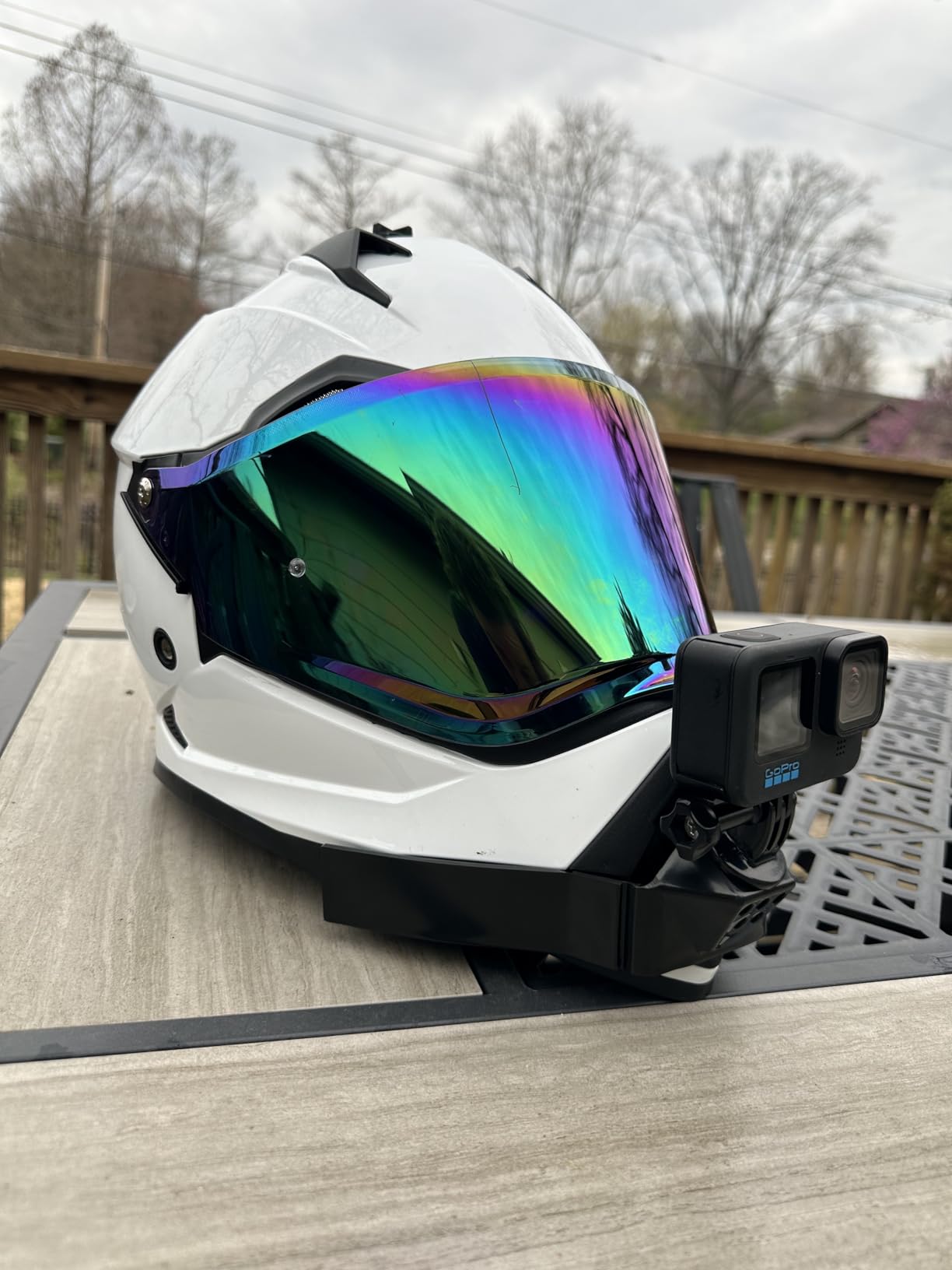 ILM Dual Sport Adventure Motorcycle Helmet with Pinlock Visor WS902 customer photo 1