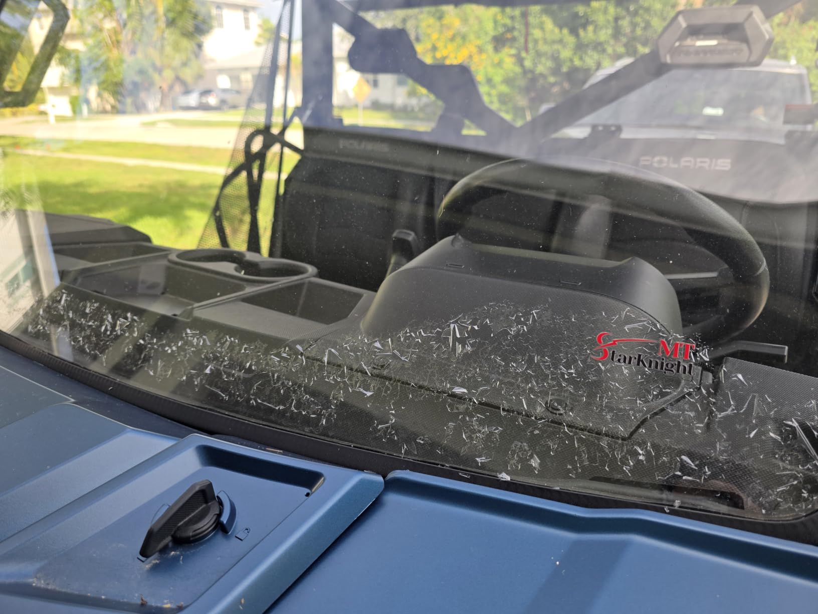 StarknightMT Full Front Windshield Compatible with Polaris Ranger XP 1000/Crew 2017-2026 Ranger 1000/Crew 2020-2026 Ranger XP 900/Crew Hard Coated Clear Window PC Scratch Resistant Tool-Free Install customer photo 1