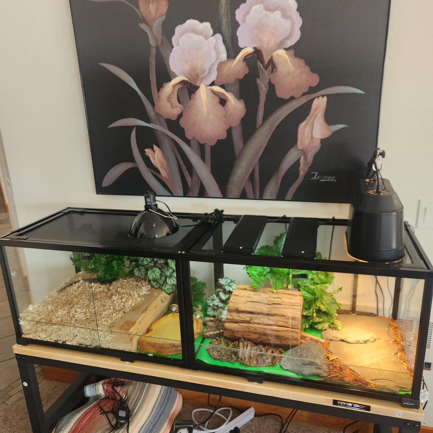 REPTIZOO 67 Gallon Large Reptile Terrarium 24