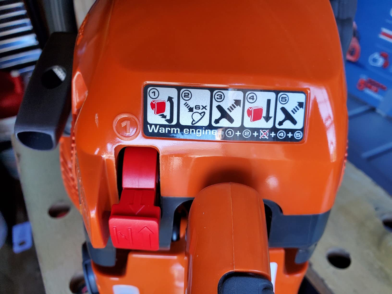 Husqvarna 450 Rancher 20 Inch Gas Chainsaw, 50.2-cc 3.2-HP, 2-Cycle X-Torq Engine, For Tree Pruning, Yard Cleanups and Firewood Cutting, 970613120 customer photo 1