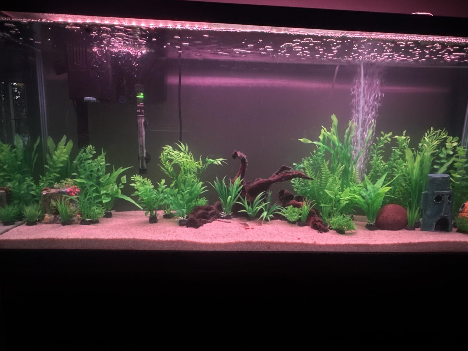 NICREW C10 24/7 LED Aquarium Light for Plants, 48-60 Inches, Full Spectrum Fish Tank Light with Timer, Brightness Adjustable customer photo 2