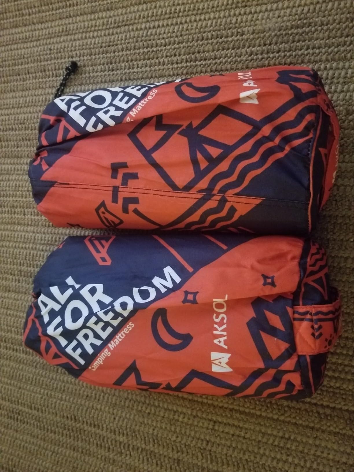 AKSOUL Camping Sleeping Pad with Pillow: Extra Thick 3.9 inch Ultralight Self Inflating Air Mat, Compact Lightweight Insulated Inflatable Sleep Mattress for Backpacking, Camp, Hiking, Tent customer photo 1