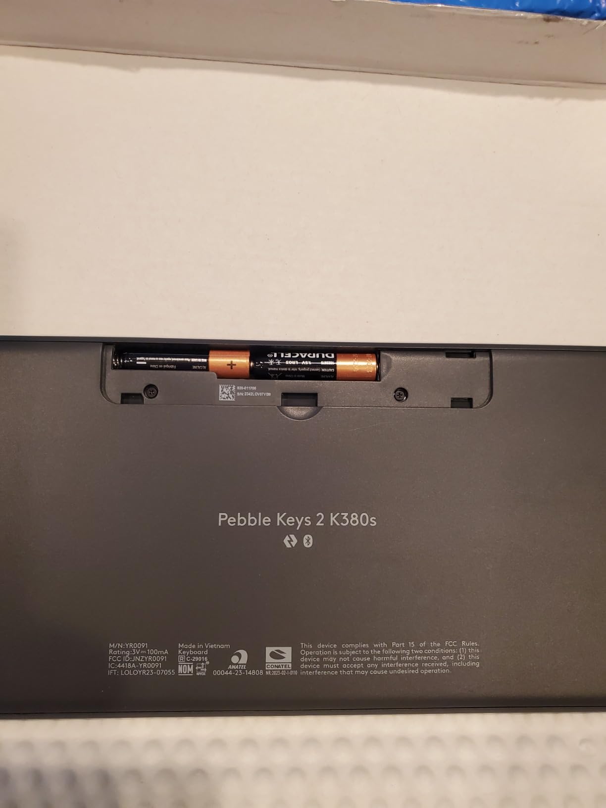 Logitech Pebble Keys 2 K380s Wireless Bluetooth Keyboard - Tonal Graphite customer photo 1
