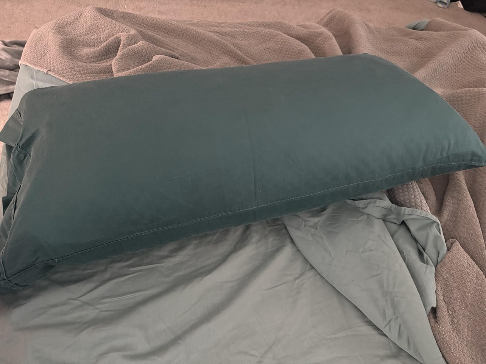 HOMELAB Cooling Adjustable Shredded Memory Foam Pillow, Queen 20x28, 1 Pack customer photo 1