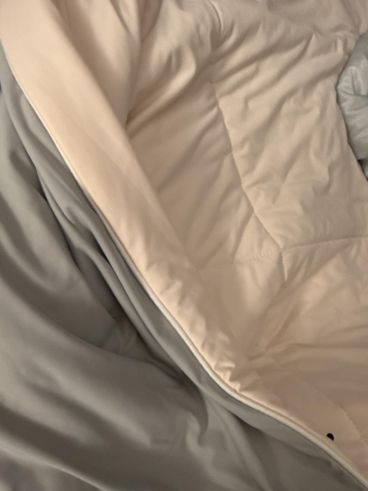 Cozy Bliss Cooling Comforter Queen Size, Cooling Blankets for Hot Sleepers and Night Sweats, Blue Summer Comforter for Queen Size Bed, Breathable Soft Lightweight Silk Smooth customer photo 1