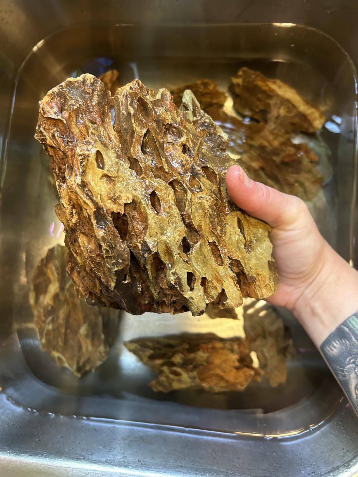 Premium Aquascaping Rocks for Freshwater and Planted Aquariums (Dragonstone - 9 lbs) customer photo 2