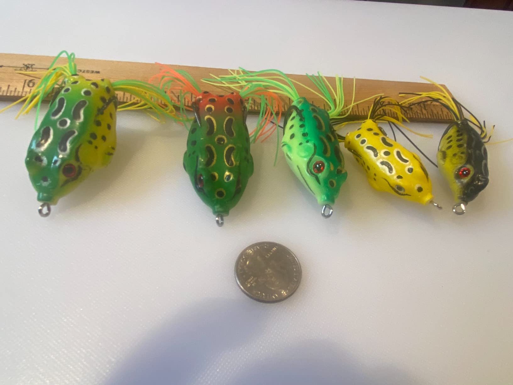 5Pcs Topwater Hollow Body Frog Lures Set with Box customer photo 1