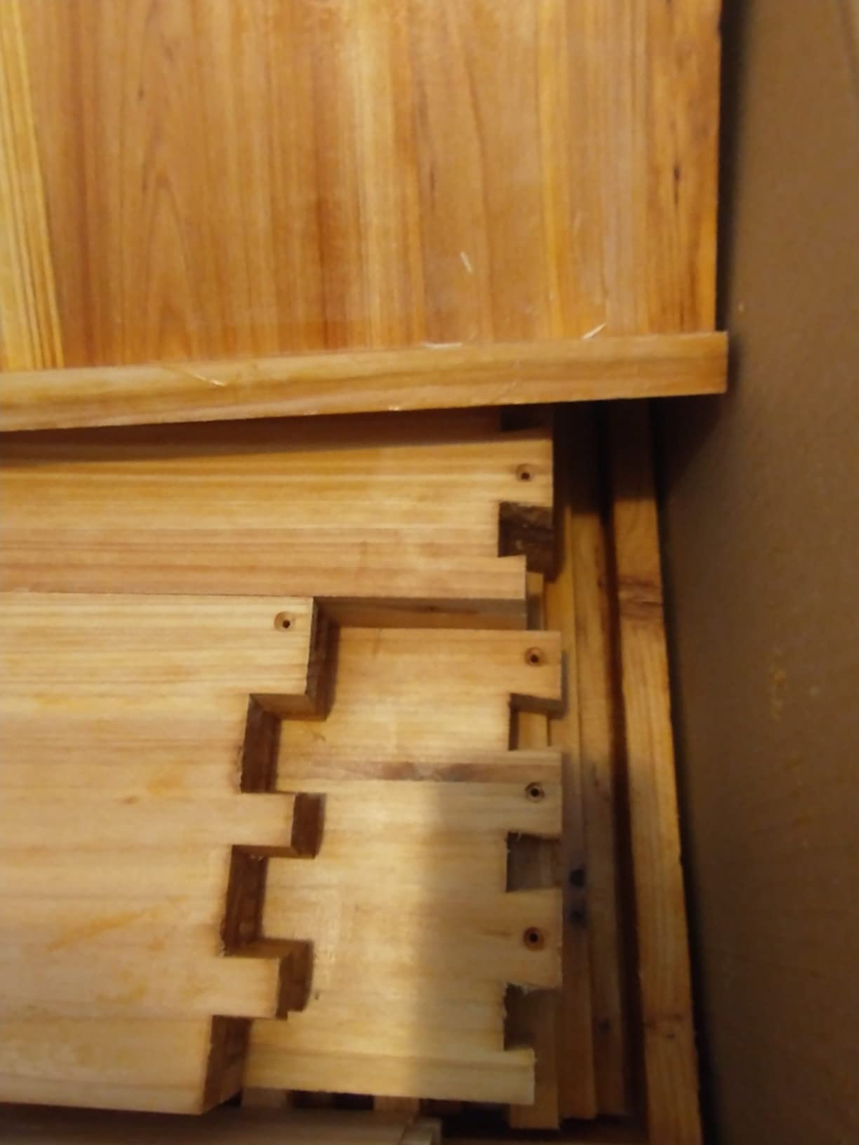 10-Frame Langstroth Bee Hive Complete Bee Hive Kit Beeswax Coated Include Beehive Frames and Waxed Foundation Sheets for Beekeeper (2 Deep Beehives Box & 1 Medium Box) customer photo 1