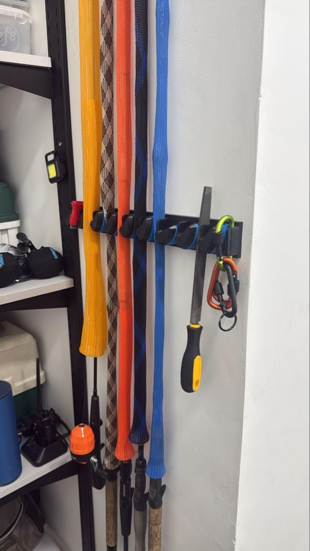 PLUSINNO V6 Vertical Fishing Rod Holder, Pole Holders for Heavy Combos customer photo 1
