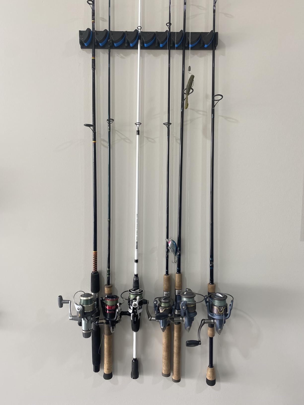 PLUSINNO V6 Vertical Fishing Rod Holder, Pole Holders for Heavy Combos customer photo 2