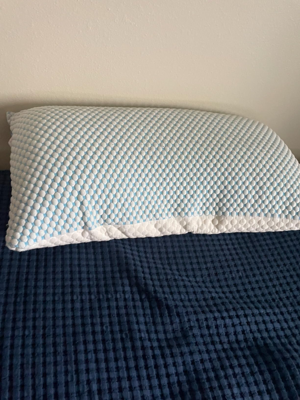 EASELAND Cooling Queen Size Firm Pillows, Shredded Memory Foam Set of 2 customer photo 1