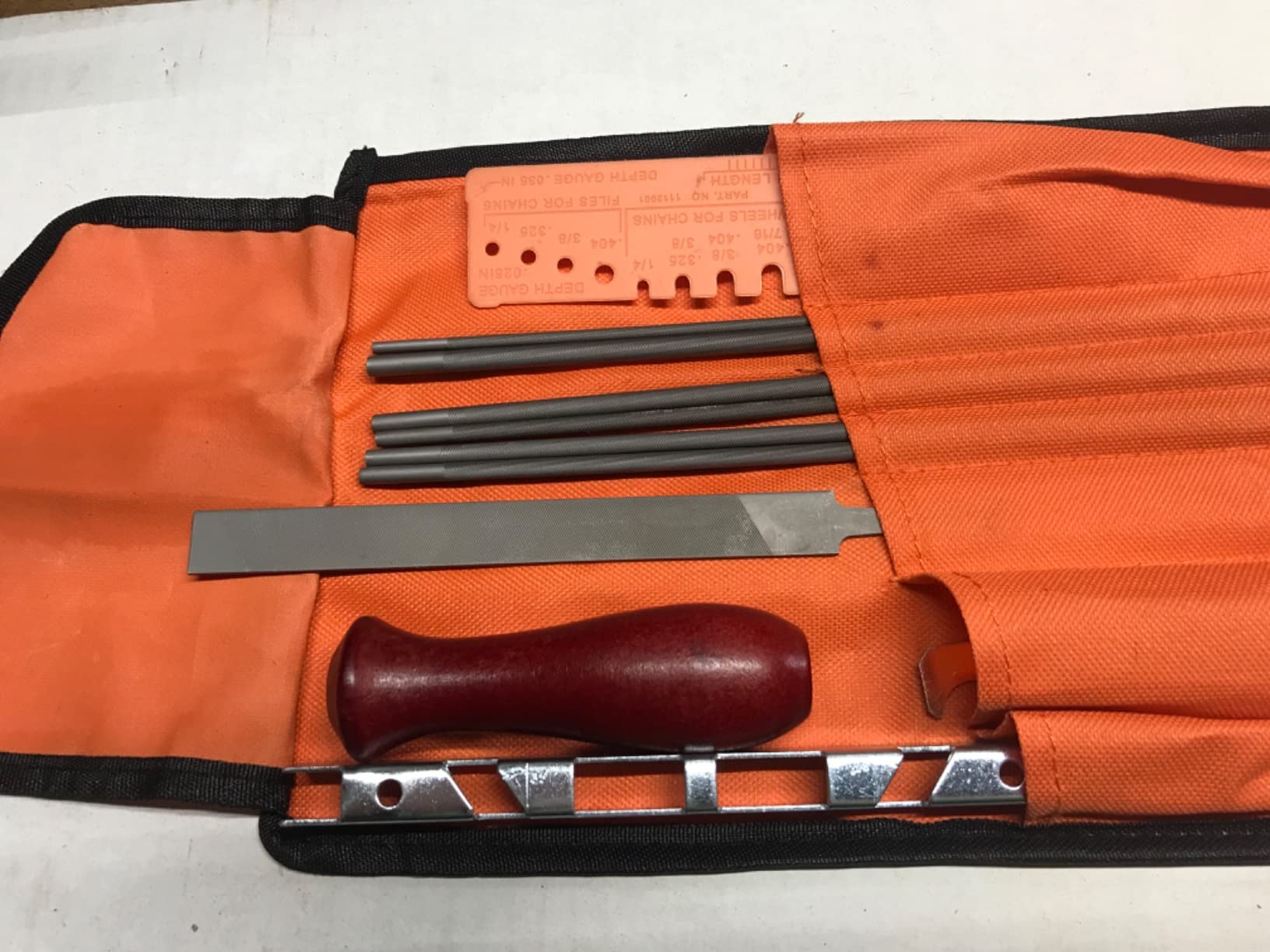 Hipa 12 Pack Chainsaw File, Chainsaw Sharpener Kit, 5/32